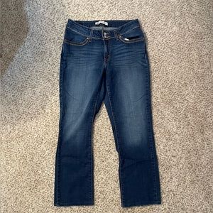 LEVIS HEMMED JEANS